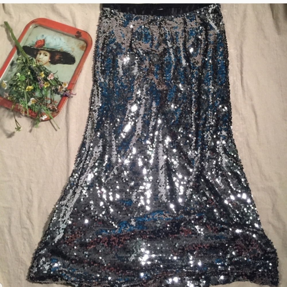 Xlarge  Maxi Sequin Skirt